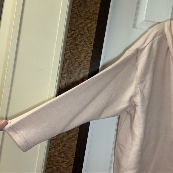 NWT Chaps Pink/Tan Knit Drawstring Cowl Neck Pullover Sweater size 2X - Picture 8 of 10